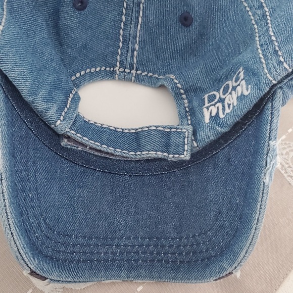 🌼SALE🌼 Denim DOG MOM Baseball cap - Picture 2 of 6